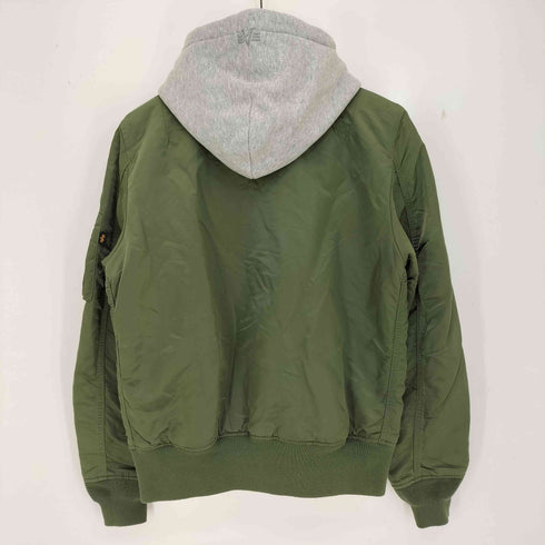 アルファインダストリーズ ALPHA INDUSTRIES フード付き MA-1 メンズ JPN:S
