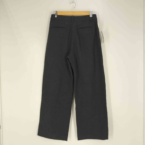 ユニクロ UNIQLO ブラッシュドジャージータックワイドパンツ レディース JPN:M