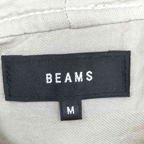 ビームス BEAMS パッチワーク ヘリンボーン フードシャツ メンズ JPN:M