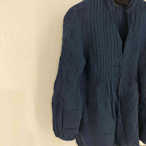 120%lino スキッパーリネンシャツ レディース EUR:40