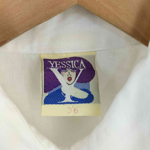 YESSICA リネン混 2ポケットS/Sシャツ レディース 36