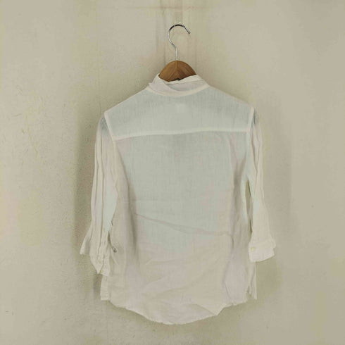 120%lino スキッパーリネンシャツ レディース 42