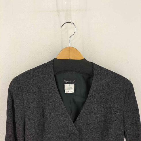 アニエスベーオム Agnes b.homme 4B シングルテーラードジャケット レディース JPN:1