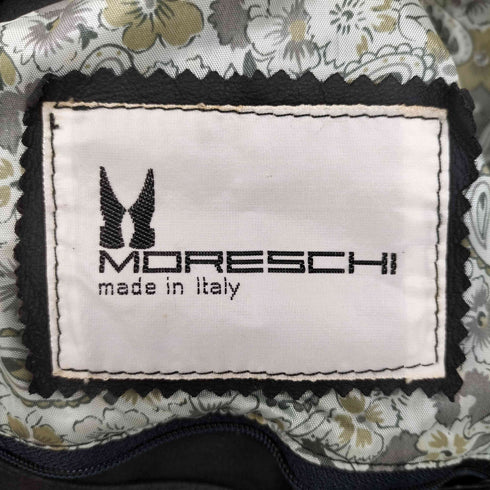 モレスキー MORESCHI フェイクレザー ライダース ジャケット メンズ