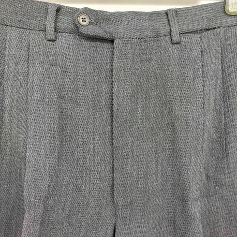 パルジレリ PAL ZILERI イタリア製 PURE WOOL 2タック スラックス パンツ メンズ