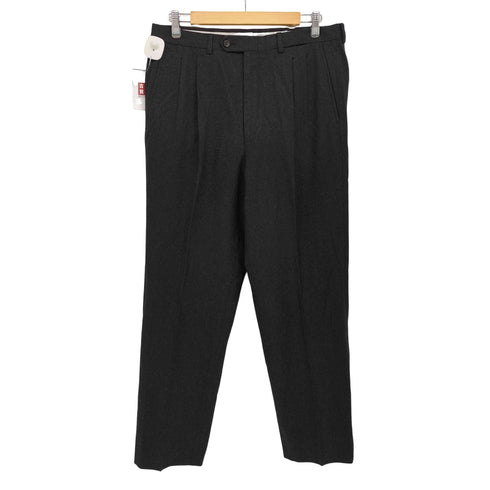 パルジレリ PAL ZILERI イタリア製 PURE WOOL 2タック スラックス パンツ メンズ 48