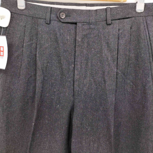 パルジレリ PAL ZILERI イタリア製 PURE WOOL 2タック スラックス パンツ メンズ 48