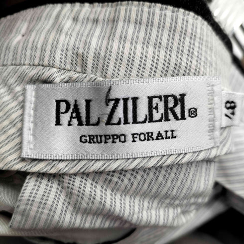 パルジレリ PAL ZILERI イタリア製 PURE WOOL 2タック スラックス パンツ メンズ 48
