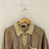 モッシモ MOSSIMO レオパード ハーフジップ ベロアシャツ メンズ import:M