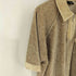 モッシモ MOSSIMO レオパード ハーフジップ ベロアシャツ メンズ import:M