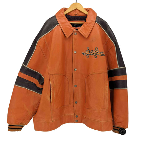 カールカナイ Karl Kani ロゴパッチレザージャケット メンズ 6XL