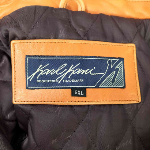 カールカナイ Karl Kani ロゴパッチレザージャケット メンズ 6XL