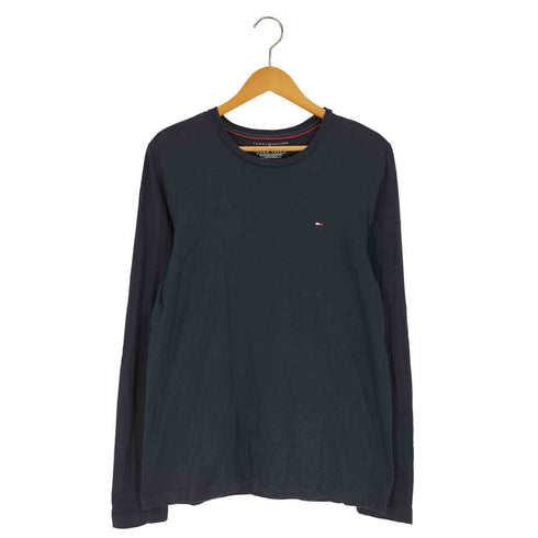 トミーヒルフィガー TOMMY HILFIGER ロゴ刺繍 ロングスリーブTシャツ メンズ import:M