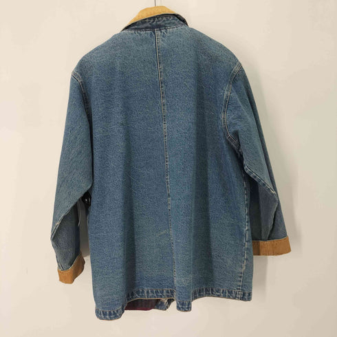 エディーバウアー Eddie Bauer 黒タグ ライナー付き デニムカバーオール レディース import:L