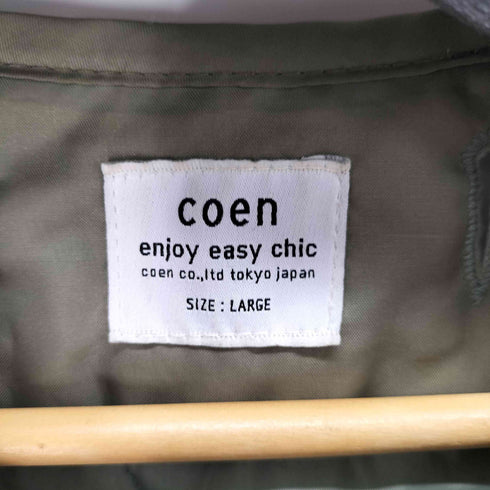 コーエン coen ミリタリーキルトジャケット メンズ JPN:L