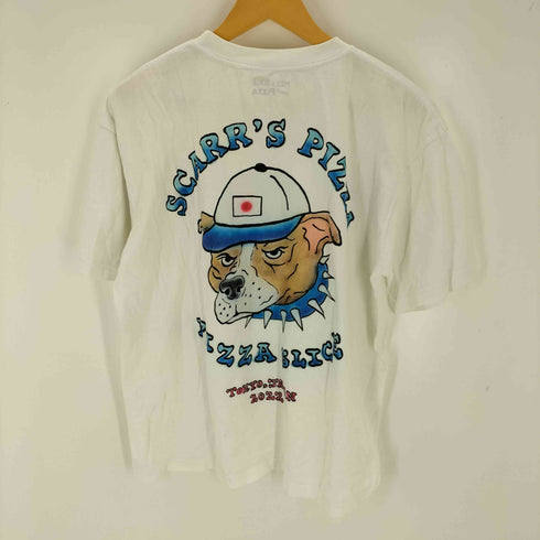 PIZZA SLICE ドッグプリントTシャツ メンズ JPN:L