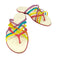 クロックス crocs ワラチェ マルチカラーサンダル レディース 7