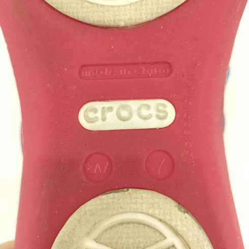 クロックス crocs ワラチェ マルチカラーサンダル レディース 7