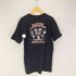 企業ロゴ両面プリントクルーネックTシャツ メンズ