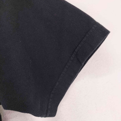企業ロゴ両面プリントクルーネックTシャツ メンズ