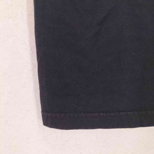 企業ロゴ両面プリントクルーネックTシャツ メンズ