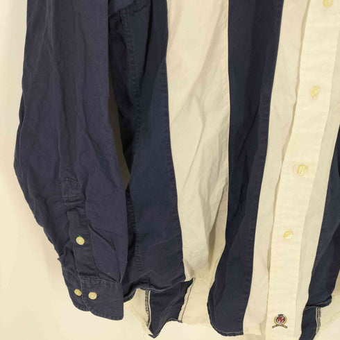 トミーヒルフィガー TOMMY HILFIGER バイカラーボタンダウンシャツ メンズ JPN:L