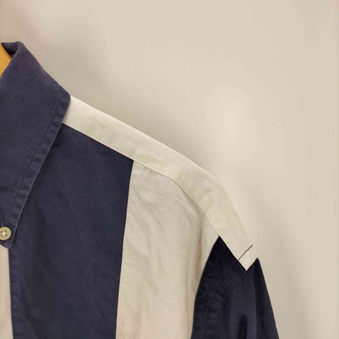 トミーヒルフィガー TOMMY HILFIGER バイカラーボタンダウンシャツ メンズ JPN:L