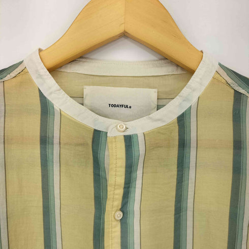 トゥデイフル TODAYFUL 21SS Multistripe Silk Shirts マルチストライプシルクシャツ レディース FREE