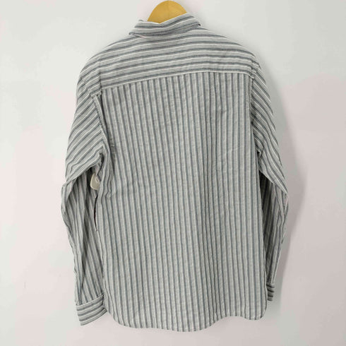 ティンバーランド Timberland regular fit 刺繍デザイン L/S ストライプシャツ メンズ import:L