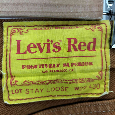 リーバイスレッド Levis RED IG-E STAY LOOSE STRETCH DENIM メンズ W29