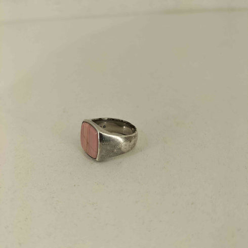 トムウッド TOMWOOD 925刻印 Cushion Pink Opal リング メンズ g52