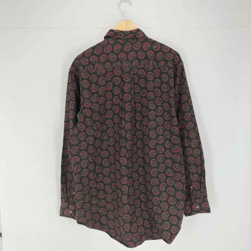 チャップスラルフローレン CHAPS RALPH LAUREN 90s flontierタグ USA製 総柄2ポケットシャツ メンズ JPN:XL