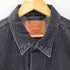 リーバイス Levis TYPE 3 トラッカージャケット 刺しゅう デニムトラッカージャケット ブラックデニム メンズ JPN:XL