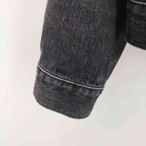 リーバイス Levis TYPE 3 トラッカージャケット 刺しゅう デニムトラッカージャケット ブラックデニム メンズ JPN:XL