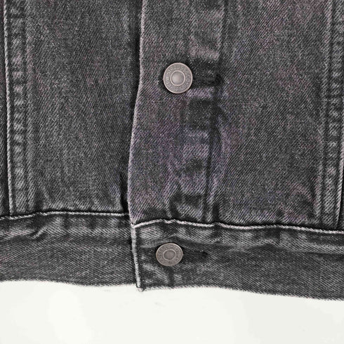 リーバイス Levis TYPE 3 トラッカージャケット 刺しゅう デニムトラッカージャケット ブラックデニム メンズ JPN:XL