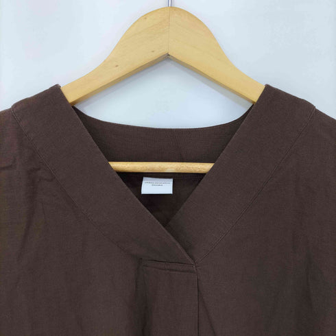 アーバンリサーチドアーズ URBAN RESEARCH DOORS 23SS リネンレーヨンVネックミディワンピース レディース JPN:M