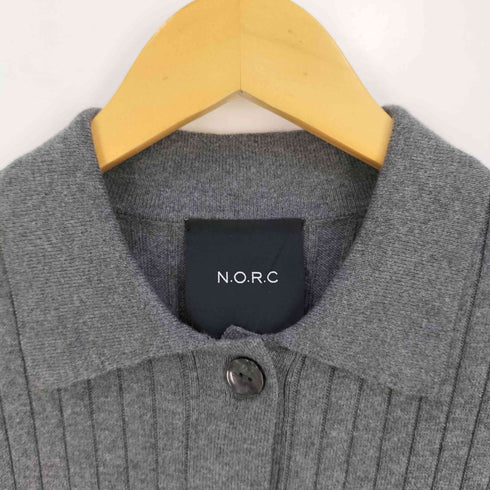 ノーク N.O.R.C コットンカシミヤポロニット レディース FREE