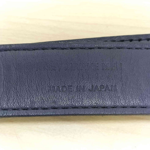 イッセイミヤケメン ISSEY MIYAKE MEN 総柄レザーベルト メンズ ONE SIZE
