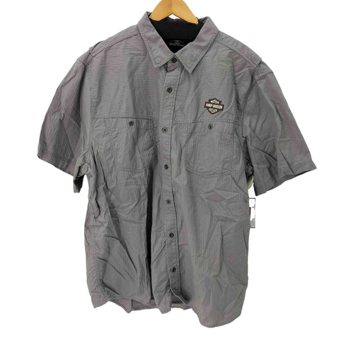 ハーレーダビッドソン HARLEY-DAVIDSON 両面ラバープリント S/S シャツ メンズ 2XL