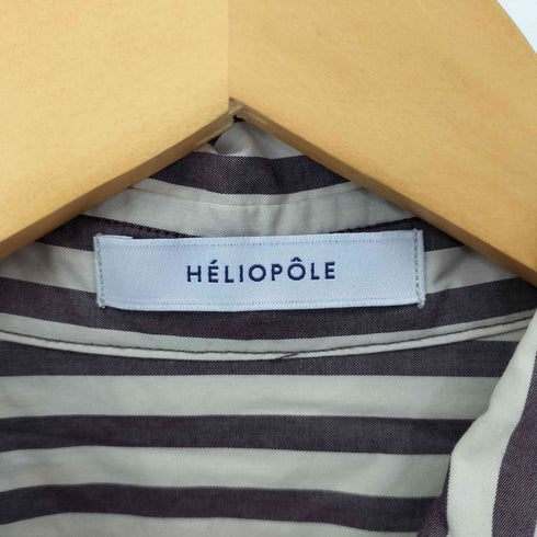 エリオポール heliopole コットンブロードストライプシャツワンピース レディース JPN:38