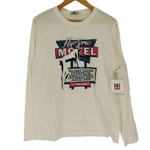 ヒステリックグラマー HYSTERIC GLAMOUR MOTEL VISITORS ヒスガール プリント L/S Tシャツ メンズ JPN:L