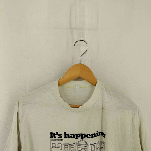 シングルステッチ it's happening downtown tullahoma クルーネックTシャツ メンズ