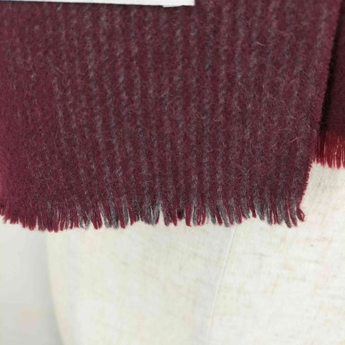 カルバンクライン CALVIN KLEIN カシミヤ100 ストライプ マフラー メンズ