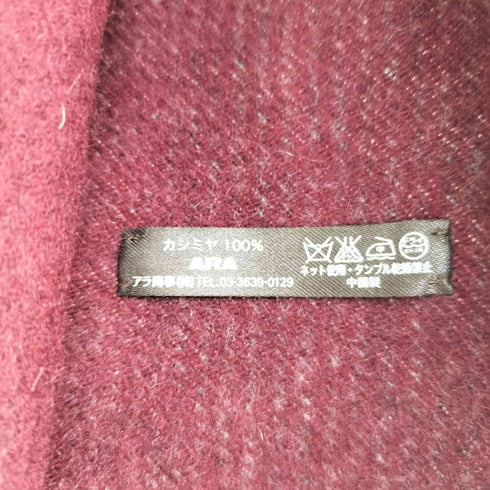 カルバンクライン CALVIN KLEIN カシミヤ100 ストライプ マフラー メンズ