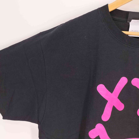 オクトパスアーミー OCTOPUS ARMY anvil ボディ NO JUSTICE ペイント スマイル プリント S/S Tシャツ メンズ import:XL