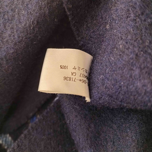 ポールスミス Paul Smith カシミヤ100 ストライプ フリンジ マフラー メンズ