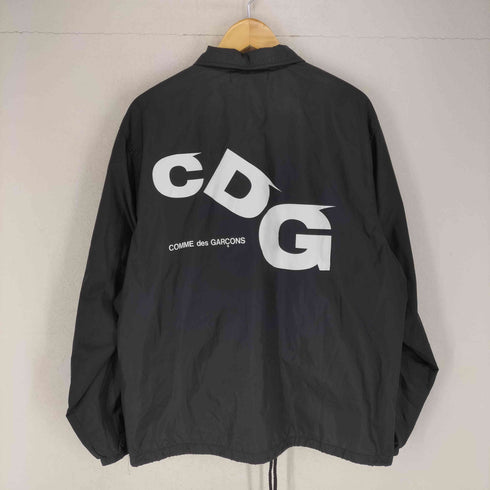 シーディージーコムデギャルソン CDG COMME des GARCONS AD2020 背面プリントナイロンコーチジャケット メンズ JPN:L