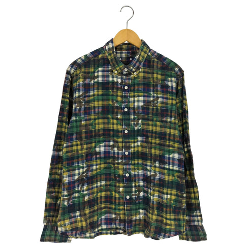 ソフネット SOPHNET. カモフラチェック柄 ボタンダウンシャツ メンズ JPN:XL
