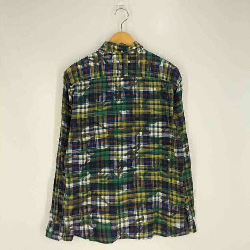 ソフネット SOPHNET. カモフラチェック柄 ボタンダウンシャツ メンズ JPN:XL