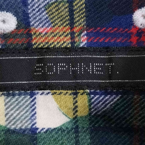 ソフネット SOPHNET. カモフラチェック柄 ボタンダウンシャツ メンズ JPN:XL
